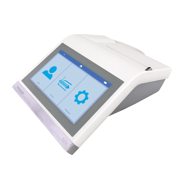 Espirômetro Vitalograph para diagnóstico de função pulmonar em clínicas e hospitais.