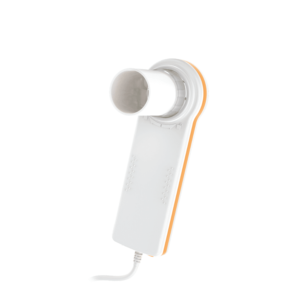 Espirômetro MIR para diagnóstico de função pulmonar em clínicas e hospitais.